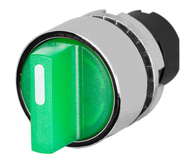 New Elfin boutons tournants verts illuminés